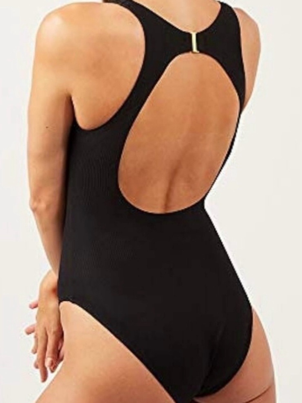 Andie Swim Catalina Black One Piece Black Swimsuit Size XS NWT